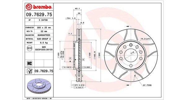 MAGNETI MARELLI Bremžu diski 360406038805